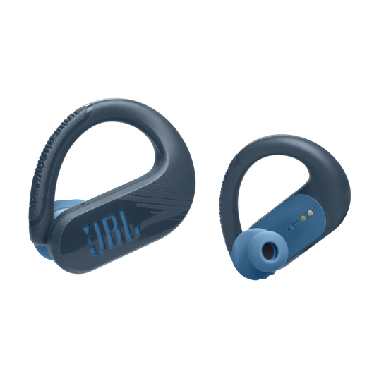JBL Endurance Peak 3 - Blue - Dust and water proof True Wireless active earbuds - Front